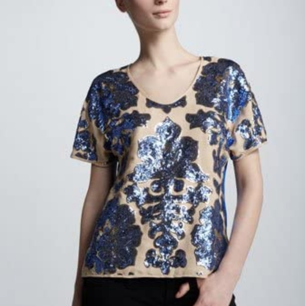 Neiman marcus  Tracey Reese sequinned blouse eras tour sequinned